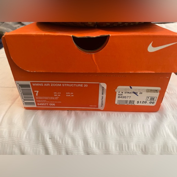 Nike Women’s Air Zoom Structure 20 Running Shoe;size 7; GUC - Picture 3 of 4